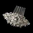 Vintage Crystal, Rhinestone & Pearl Bridal Comb 585