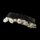 Pretty Pearl Bridal Hair Comb 594 White or Ivory
