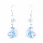 Blue Dangle Earring Set 7619