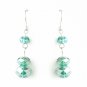 Emerald Green Dangle Earring Set 7619