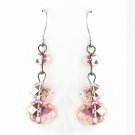 Pink Dangle Earring Set 7619