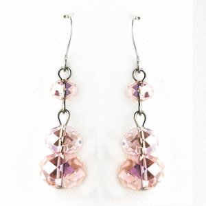 Pink Dangle Earring Set 7619