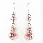 Pink Dangle Earring Set 7619