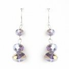 Purple AB Dangle Earring Set 7619