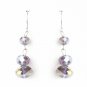 Purple AB Dangle Earring Set 7619