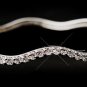 Silver CZ Bangle Bracelet 5837