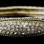 Silver CZ Bangle Bracelet 7080
