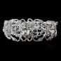 Silver Clear Rhinestone Bridal Bracelet 8390