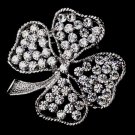Silver Shamrock Brooch 150