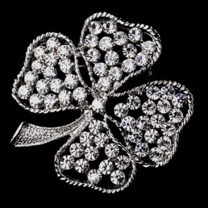 Silver Shamrock Brooch 150