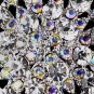 Clear & AB Rhinestone Brooch 165