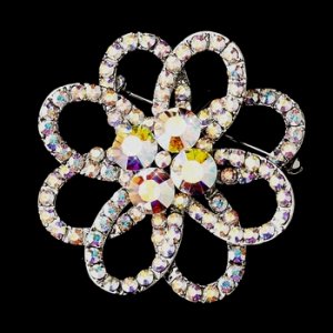AB Flower Brooch 166