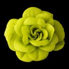 * Green Flower Hair Clip with Brooch Pin 480