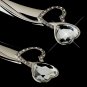 Silver Stainless Steel Cake Server Set 5585