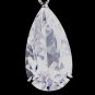 Silver CZ Dangle Earrings 1725