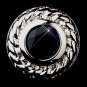 Royal Princess Kate Middleton Inspired Vintage Silver CZ Sapphire Stud Earrings 3587