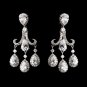 Silver CZ Post Earrings 4710