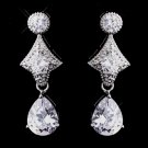 Silver CZ Earrings 5559