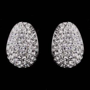 Silver CZ Earrings 8697