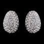 Silver CZ Earrings 8697