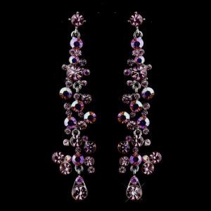 Pink AB Earrings 938
