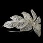 Silver Flower Side Accented Headpiece 656