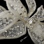 Silver Flower Side Accented Headpiece 656