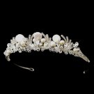 Freshwater Pearl & Crystal Tiara Headpiece 660