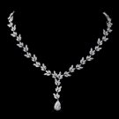 Silver CZ Necklace 8170