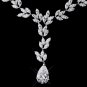 Silver CZ Necklace 8170