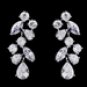 Silver CZ Necklace & Earring Set 1288