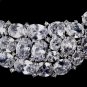 Silver Clear CZ Necklace Earring Set 1293