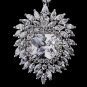 Silver Clear CZ Necklace & Earring Set 8615