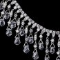 Silver Clear CZ Necklace & Earring Set 8617