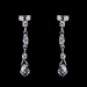Silver Clear CZ Necklace & Earring Set 8617