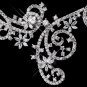 Silver Clear CZ Necklace & Earring Set 8620