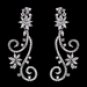 Silver Clear CZ Necklace & Earring Set 8620