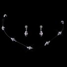 Child's Berry Blue Necklace Earring Set 204