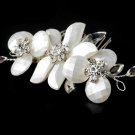 Floral Swarovski Bridal Comb 8244