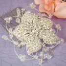 Stunning Crystal Brooch Hair Accent Comb 8217