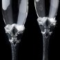 Alluring Fleur De Lis Toasting Champagne Flutes 1757