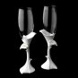 Classic Lily Toasting Champagne Flutes 400