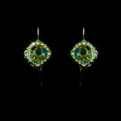 Earring 1003 Silver Green