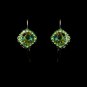 Earring 1003 Silver Green