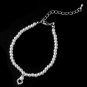 Child's Silver White Bracelet B-404