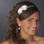 Charming Ivory Side Accented Flower Headpiece 636