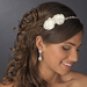 Charming Ivory Side Accented Flower Headpiece 636