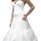 Double Ruffle Spandex Waist Petticoat PC 103 SP Small