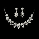 Exquisite Swarovski Crystal Choker Jewelry Set NE 534