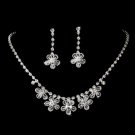 NE 1291 Swarovski Necklace Earring Set
